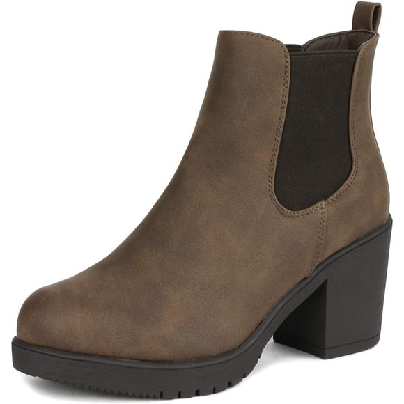 Shoes - Women's FRE High Heel Chelsea Style Ankle Bootie